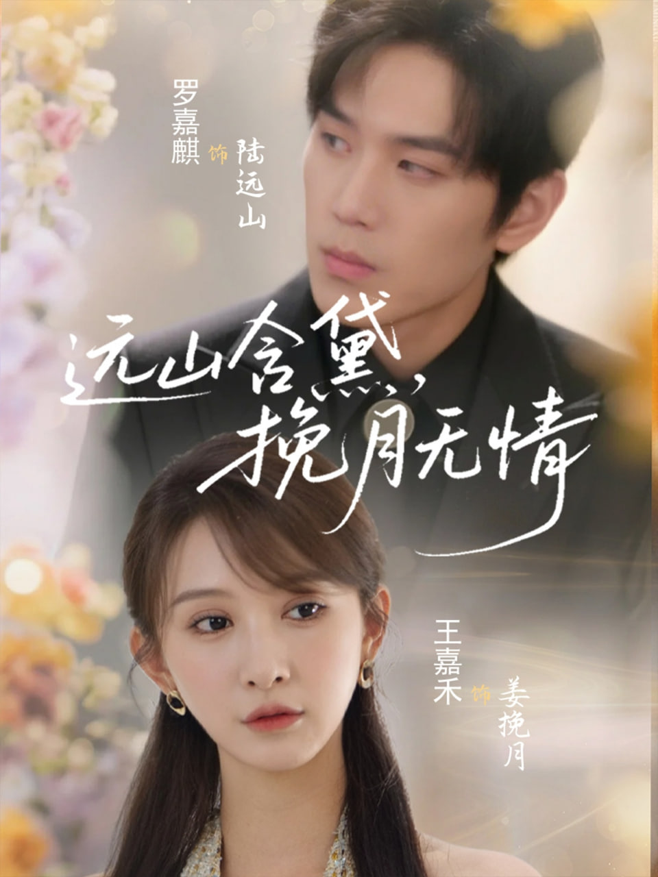 远山含黛挽月无情