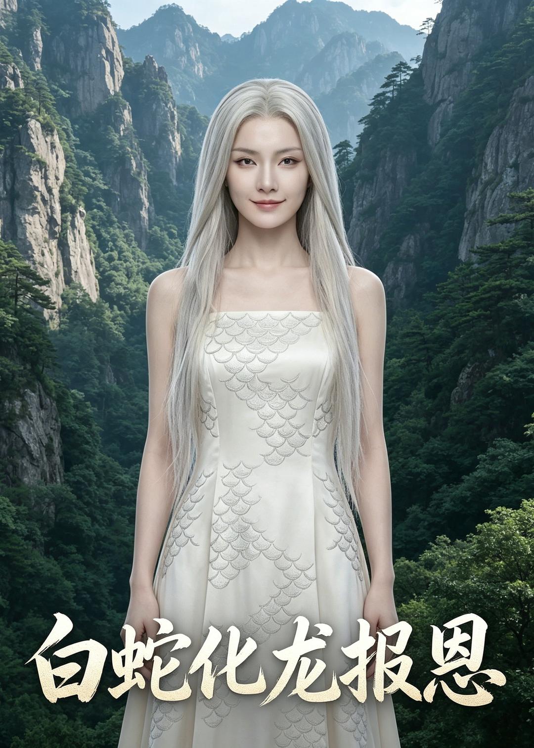 白蛇化龙报恩
