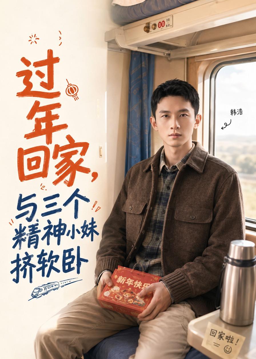 过年回家与三个精神小妹挤软卧