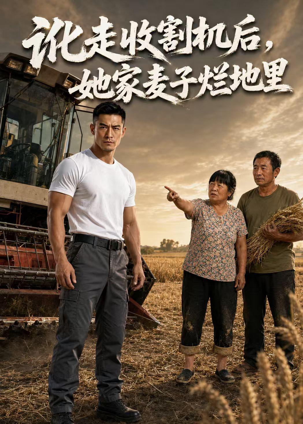 讹走收割机后她家麦子烂地里