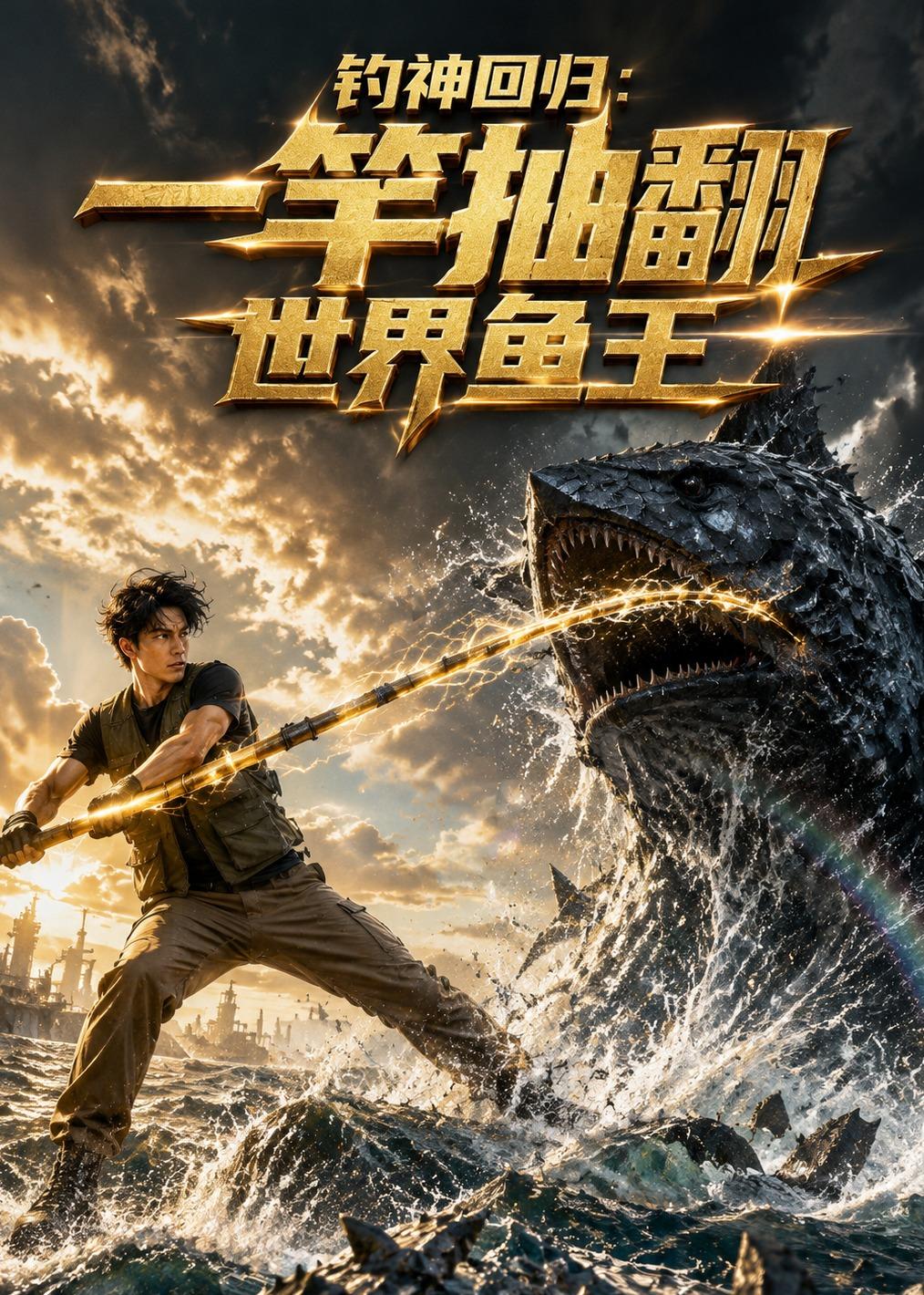 钓神回归一杆抽翻世界鱼王